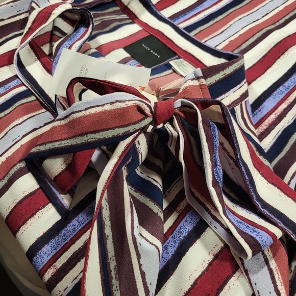 NWT*Alex Marie Wrap Skirt*Women's 10*Stripe* - Picture 4 of 9